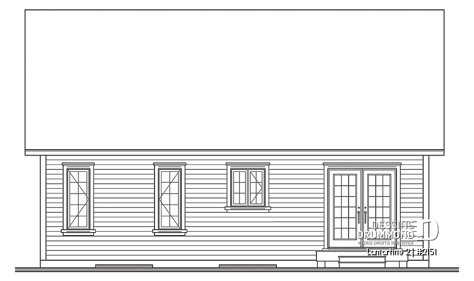 Élévation arrière - Lamartine 2