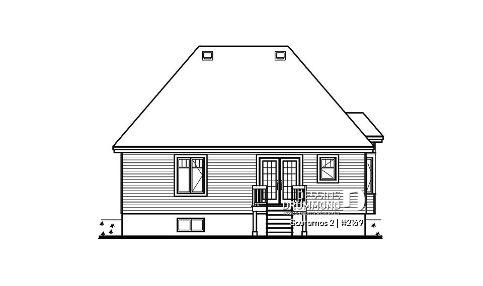 Élévation arrière - Sauternos 2