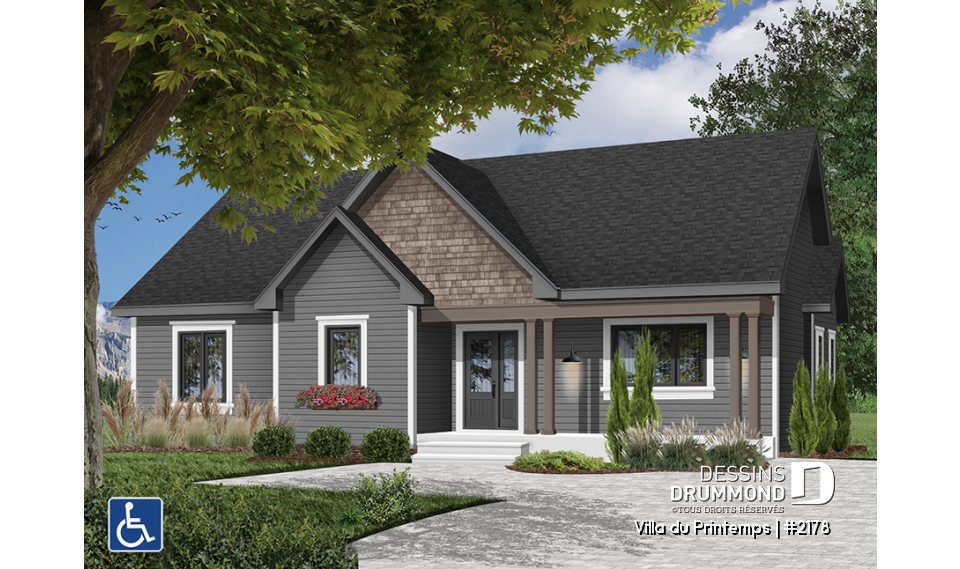 Version couleur no. 4 - Vue avant - Villa du Printemps