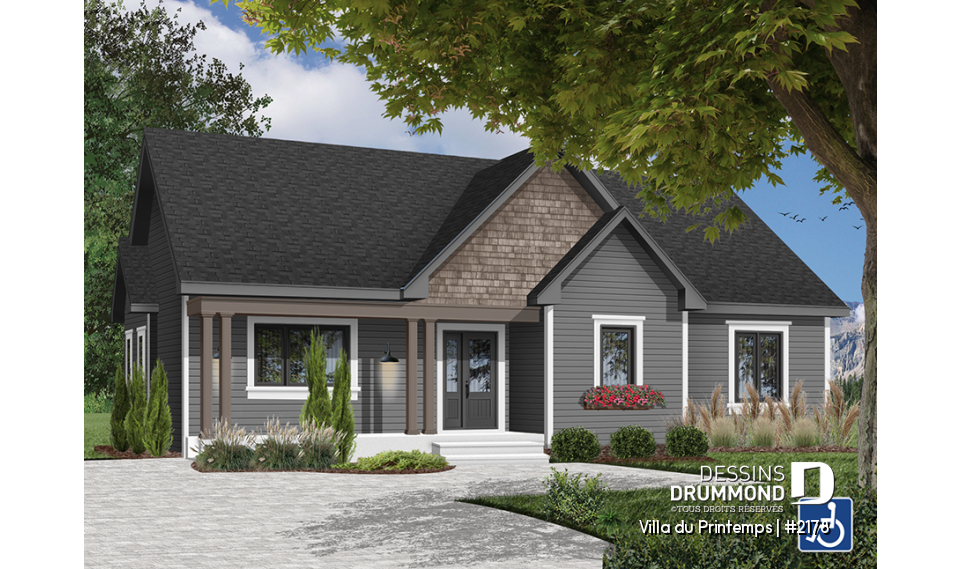 Version couleur no. 4 - Vue avant - Villa du Printemps