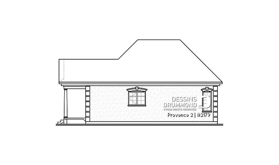 Élévation arrière - Provence 2