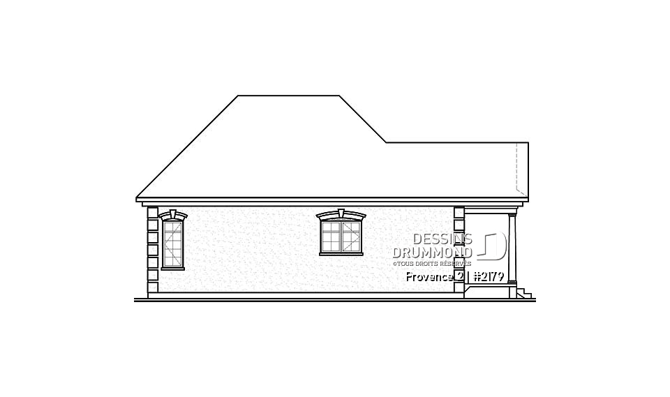 Élévation arrière - Provence 2