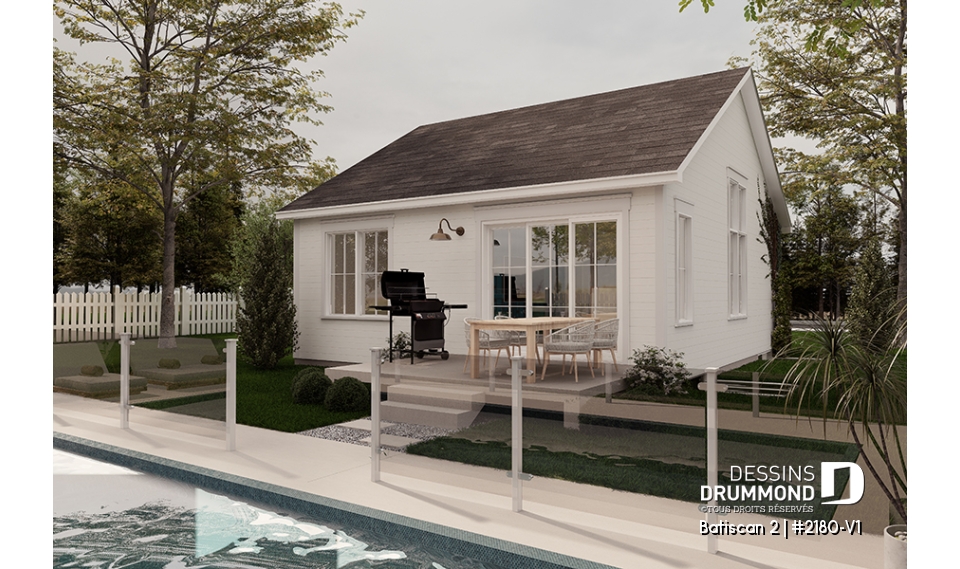 Vue arrière - MODÈLE DE BASE - Batiscan 2