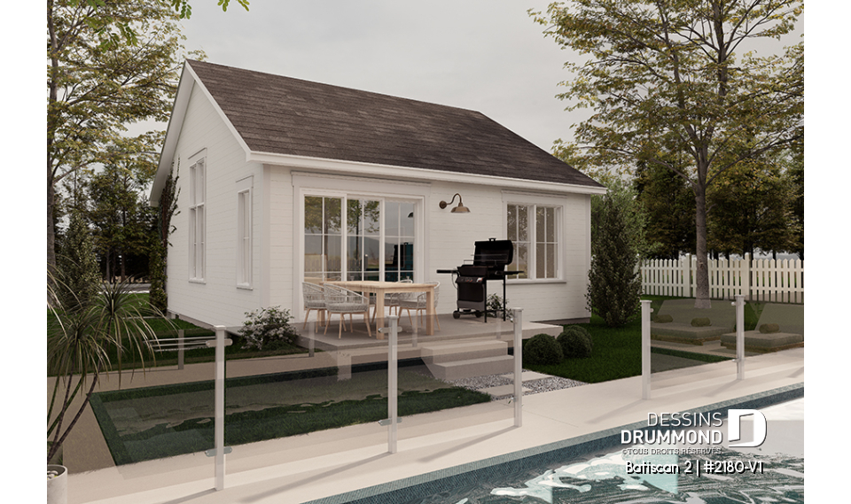 Vue arrière - MODÈLE DE BASE - Batiscan 2