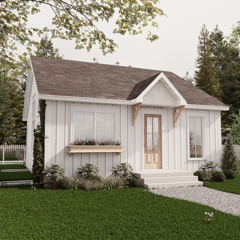 Élévation arrière - Batiscan 2