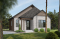 Vue avant - MODÈLE DE BASE - Plan de petite maison économique, 2 à 4 chambres, sous-sol aménagé (optionnel $), plancher à aire ouverte - Lova