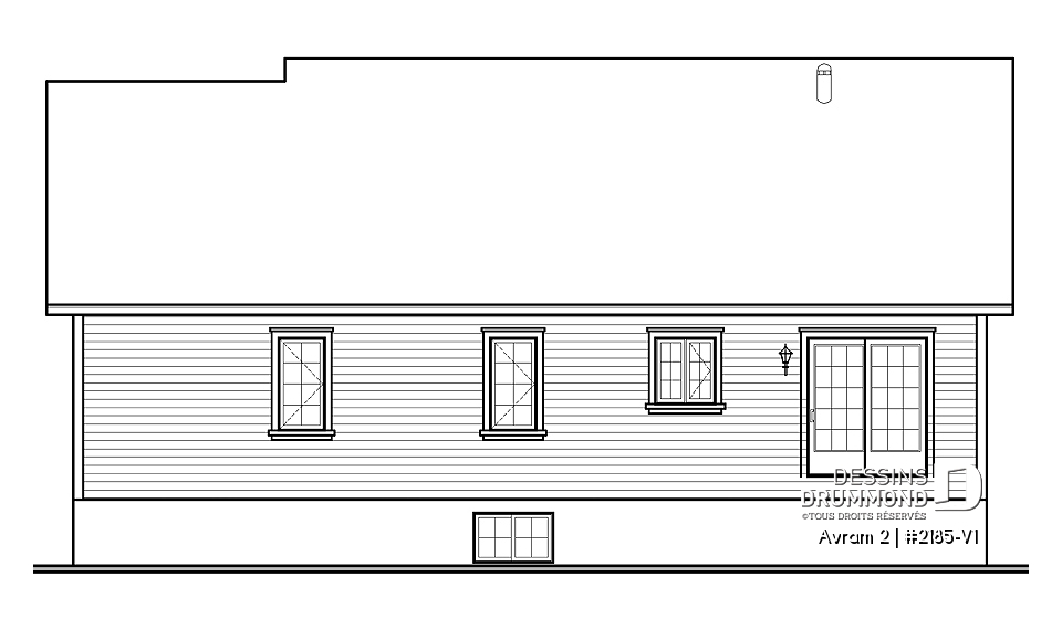 Élévation arrière - Avram 2