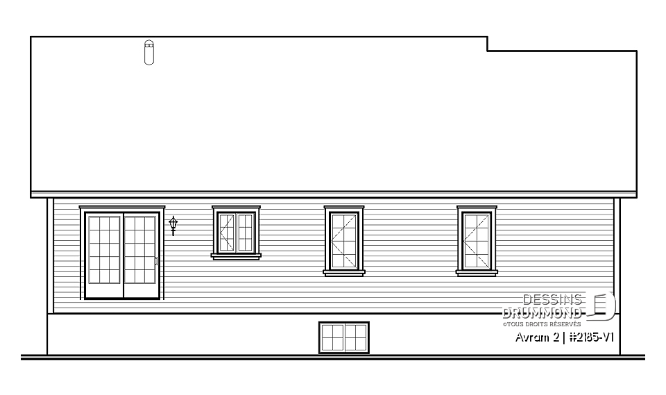Élévation arrière - Avram 2