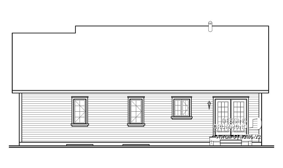 Élévation arrière - Avram 3