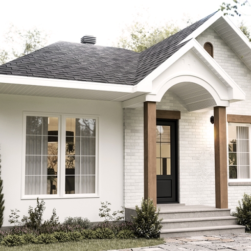 Élévation arrière - Chauncy