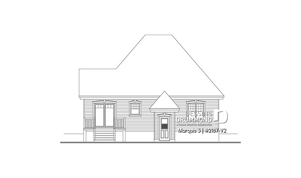 Vue avant - MODÈLE DE BASE - Marquis 3