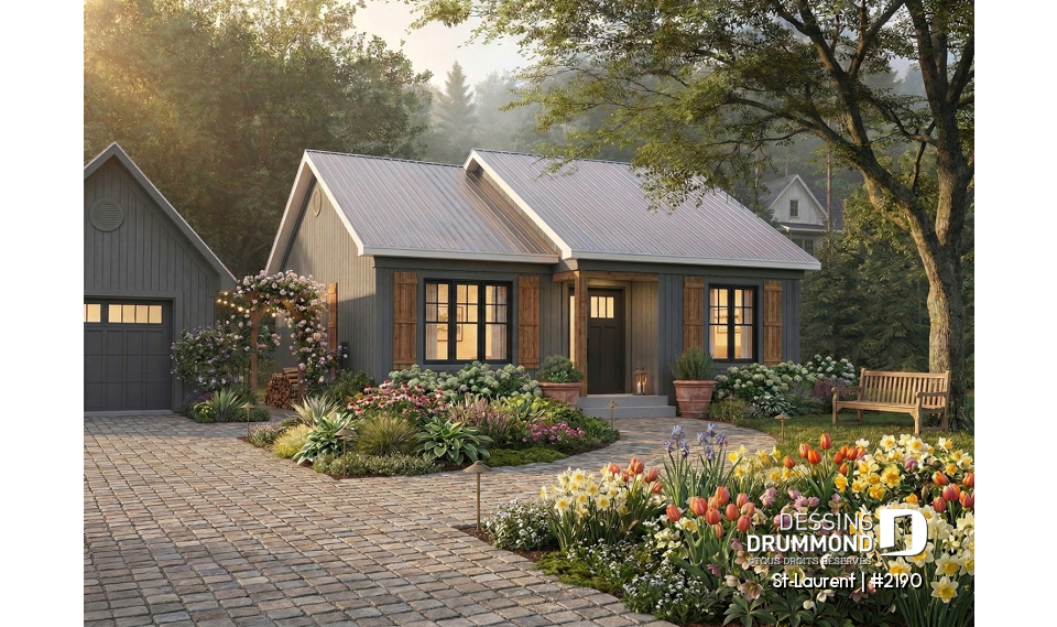 Version couleur no. 1 - Vue avant - St-Laurent