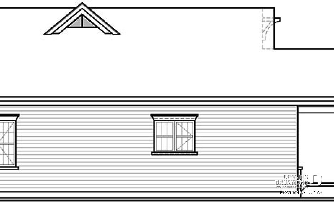 Élévation arrière - Provence 3