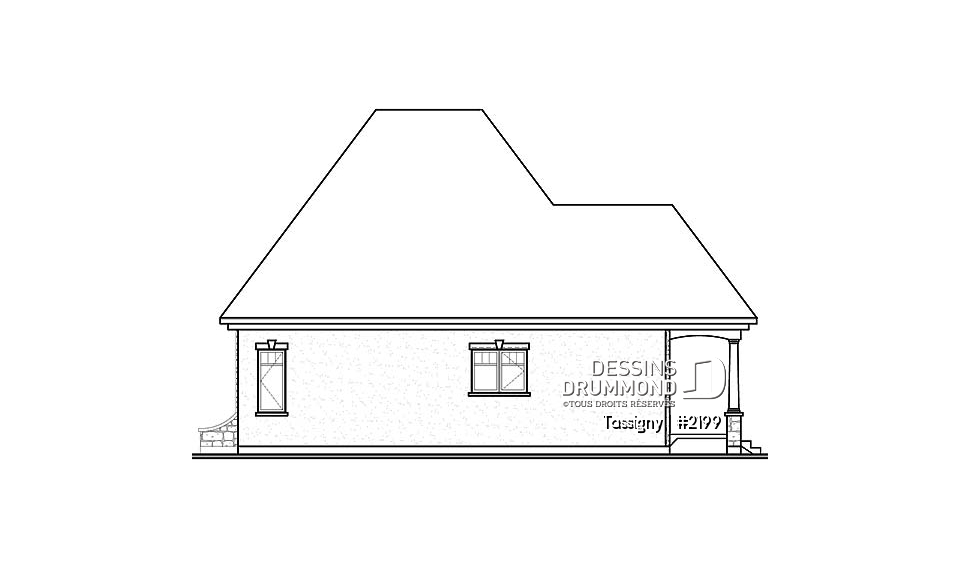 Élévation arrière - Tassigny