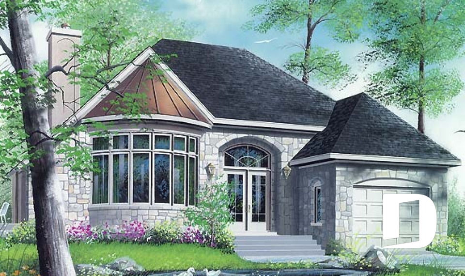 Vue avant - MODÈLE DE BASE -  - Gélinas