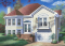 Vue avant - MODÈLE DE BASE - Plan de split-level, 3 chambres, belle salle familiale avec foyer, sous-sol à aménager - Rosehill 2