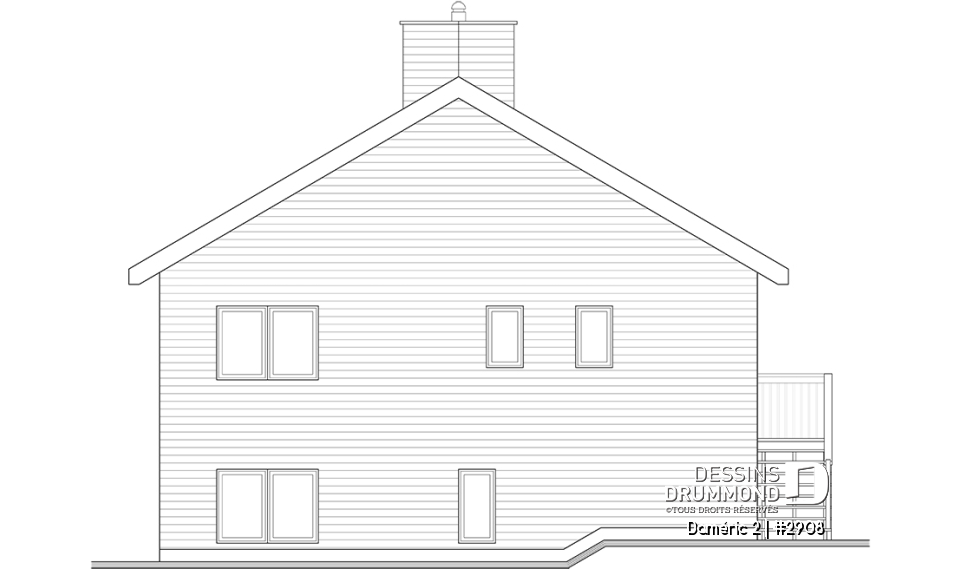 Élévation arrière - Daméric 2