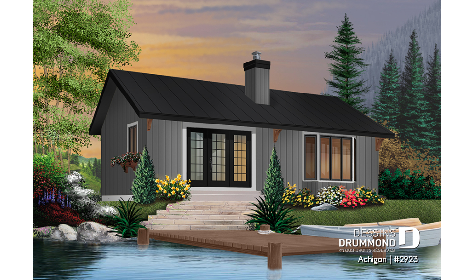 Version couleur no. 1 - Vue arrière - Achigan