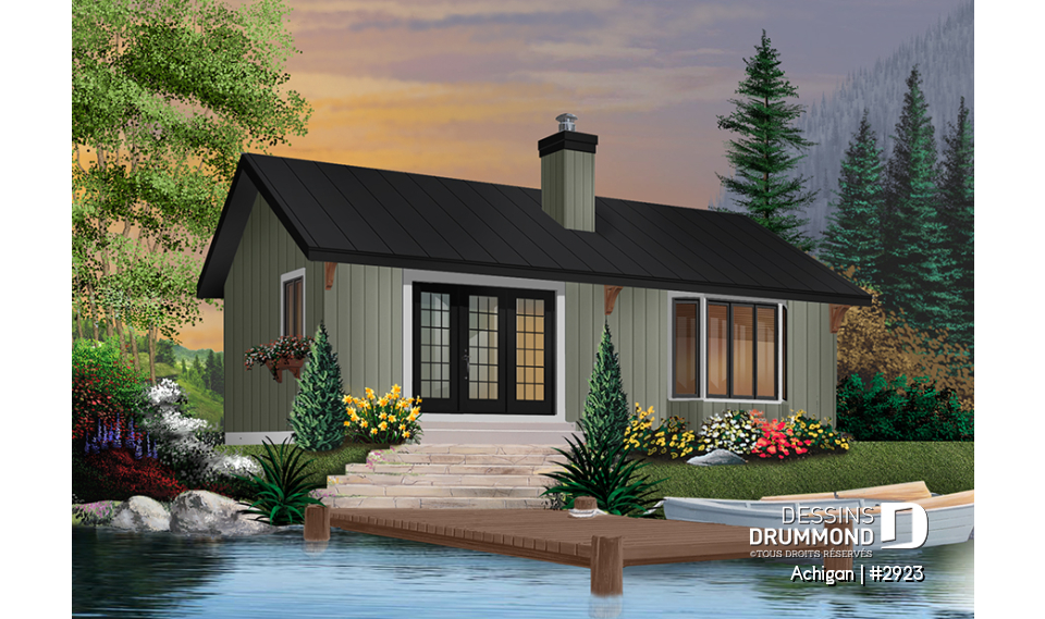 Version couleur no. 3 - Vue arrière - Achigan