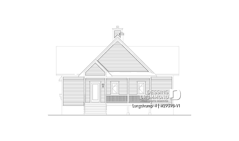 Élévation avant - Longchamp 4