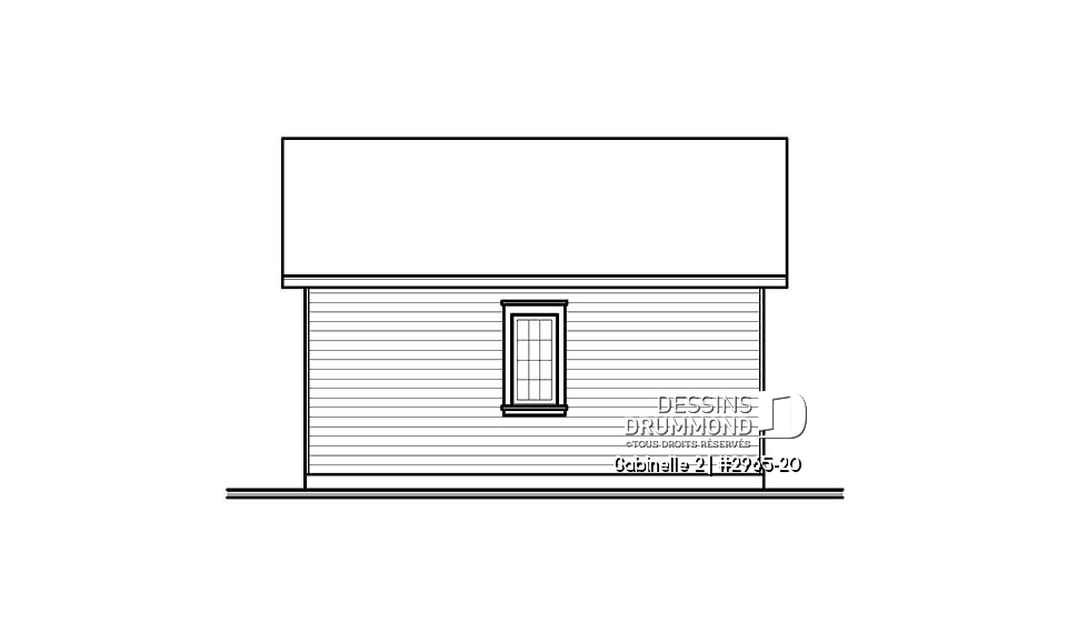 Élévation arrière - Gabinelle 2