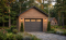 Vue avant - MODÈLE DE BASE - Plan de garage simple détaché de style Américain, pouvant s'harmoniser avec plusieurs styles de maison - Port Colonial