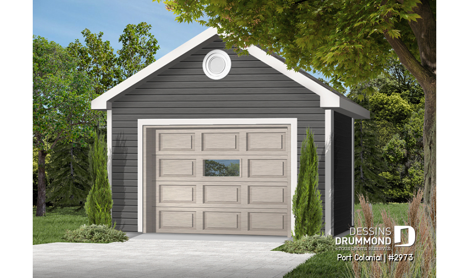 Vue avant - MODÈLE DE BASE - Port Colonial