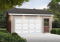 Vue avant - MODÈLE DE BASE - Garage double de style champêtre  - Durand