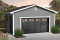 Vue avant - MODÈLE DE BASE - Plan de garage simple, sortie extérieur située sur le côté - Hazel Way 2
