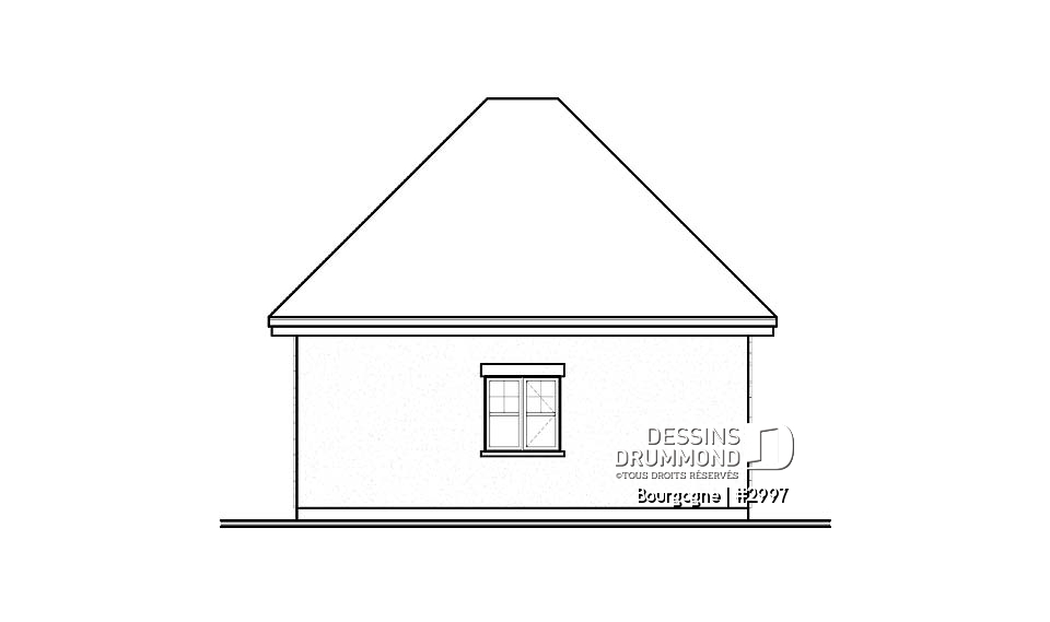 Élévation arrière - Bourgogne