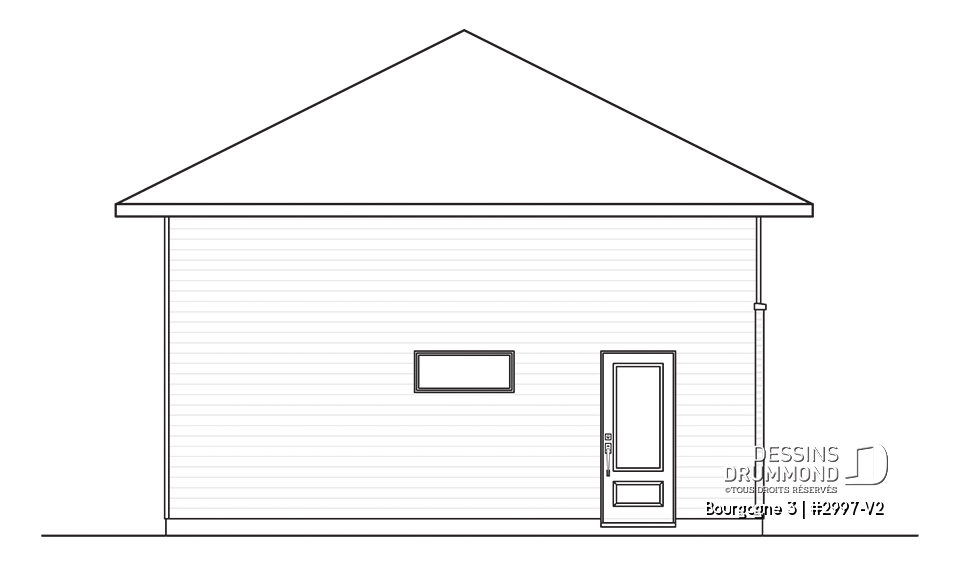Élévation arrière - Bourgogne 3