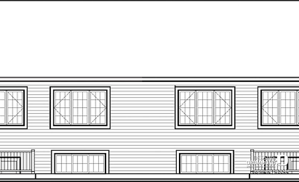Vue arrière - MODÈLE DE BASE - Sapinière