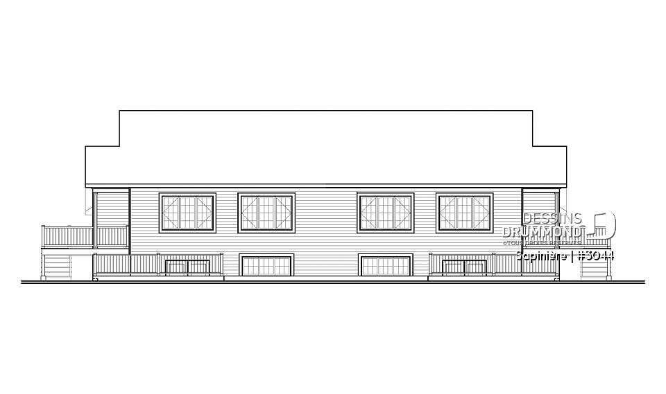 Vue arrière - MODÈLE DE BASE - Sapinière