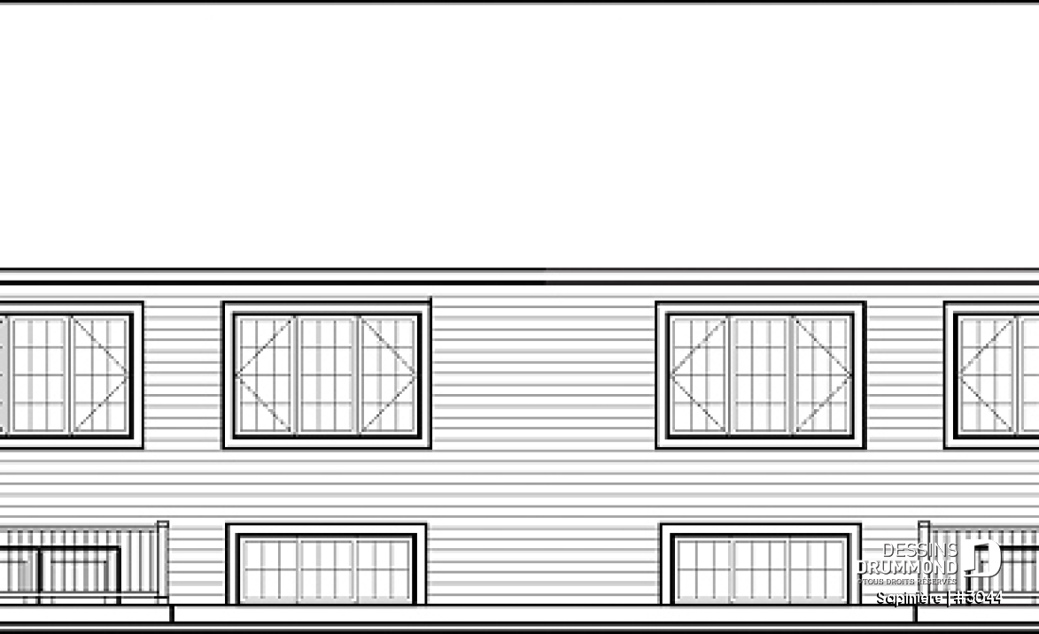 Vue arrière - MODÈLE DE BASE - Sapinière