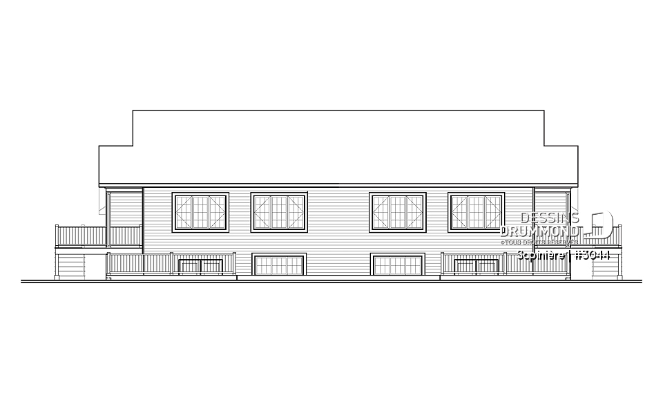 Vue arrière - MODÈLE DE BASE - Sapinière