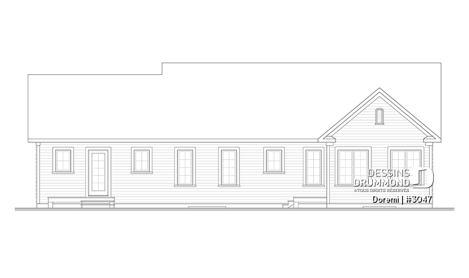 Élévation arrière - Doremi