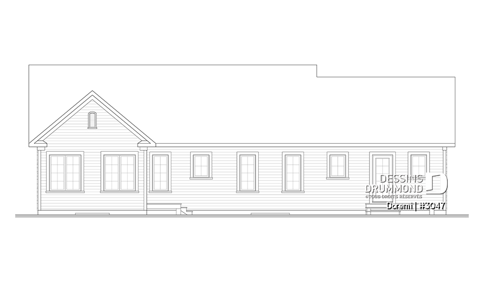 Élévation arrière - Doremi