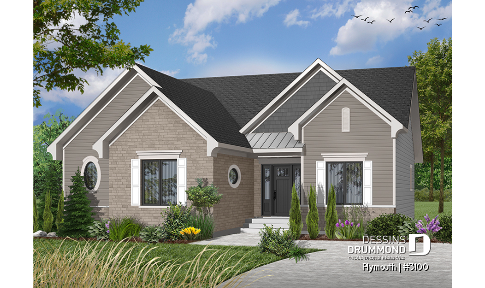 Version couleur no. 1 - Vue avant - Plymouth