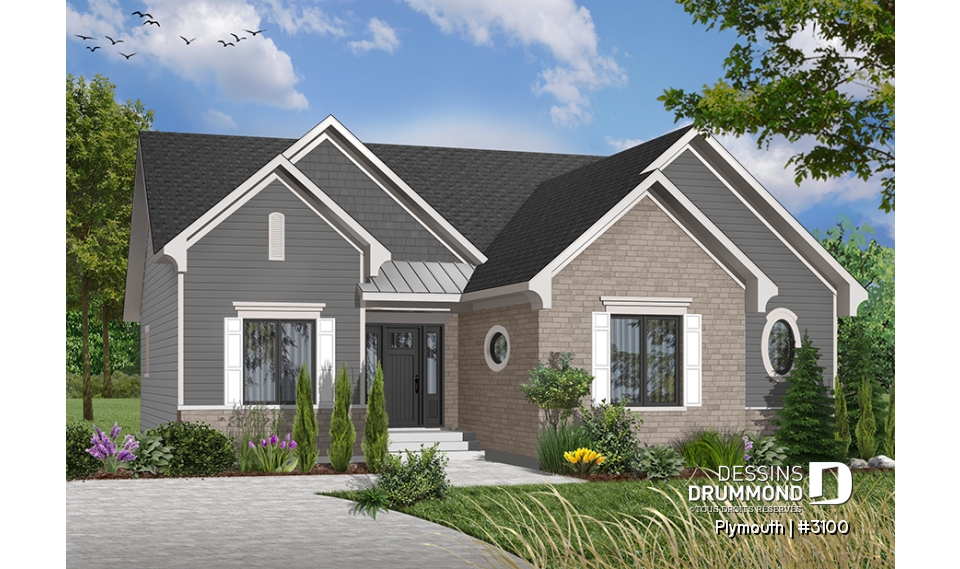 Vue avant - MODÈLE DE BASE - Plymouth