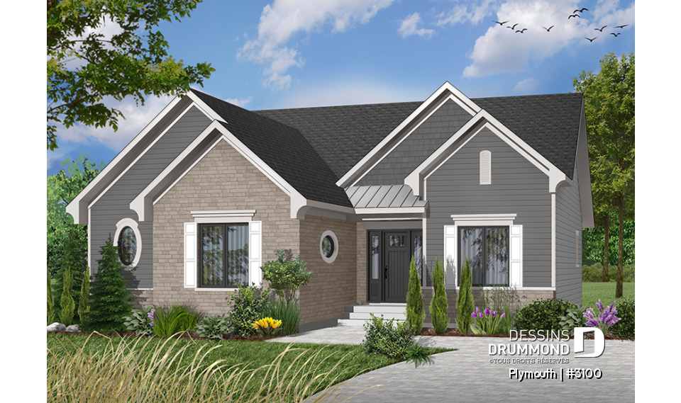 Vue avant - MODÈLE DE BASE - Plymouth