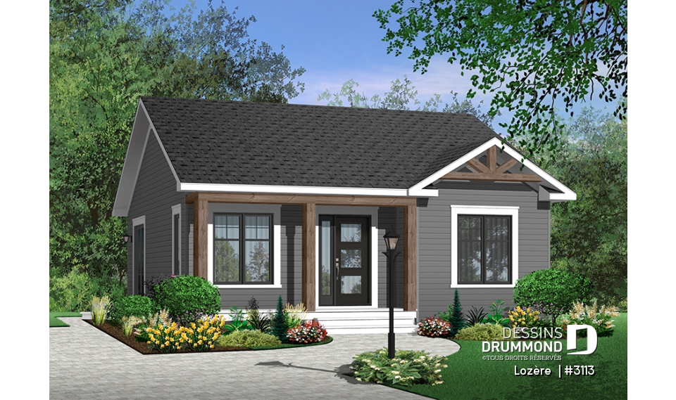 Vue avant - MODÈLE DE BASE - Lozère 