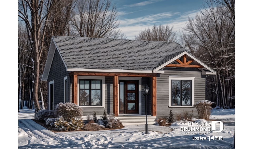 Vue avant - MODÈLE DE BASE - Lozère 