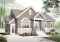 Vue avant - MODÈLE DE BASE - Plan de maison plain-pied 3 chambres & 2 salles familiales (proprio) avec appartement au sous-sol de 1 chambre - Aubry 3