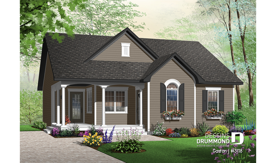 Vue avant - MODÈLE DE BASE - Gaston