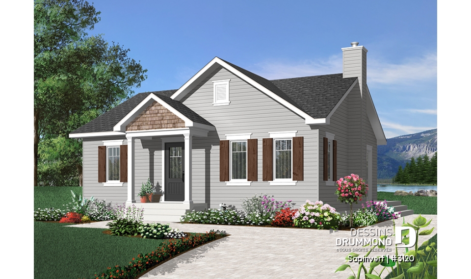 Version couleur no. 3 - Vue avant - Sapinvert