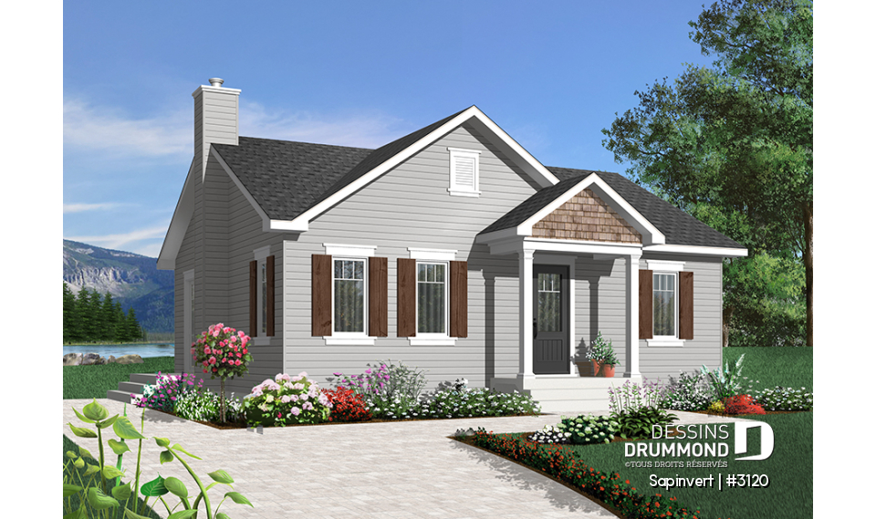 Version couleur no. 3 - Vue avant - Sapinvert