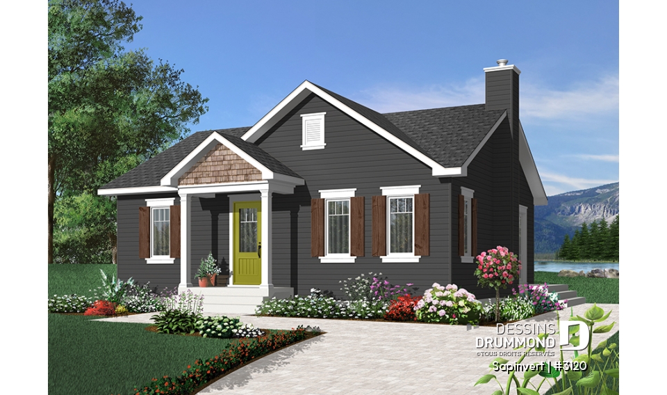 Version couleur no. 4 - Vue avant - Sapinvert