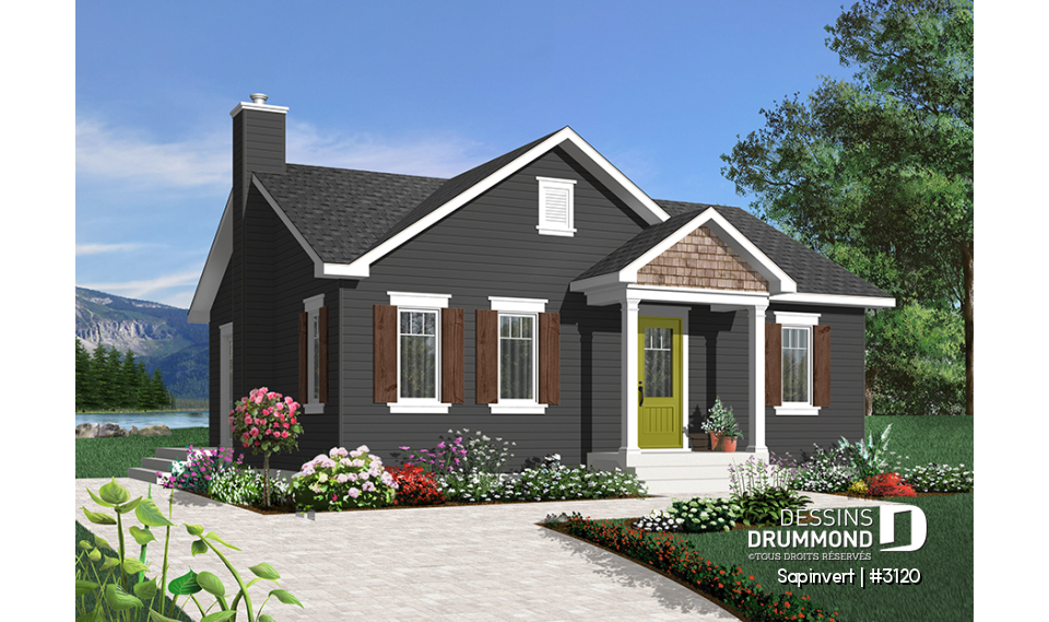 Version couleur no. 4 - Vue avant - Sapinvert