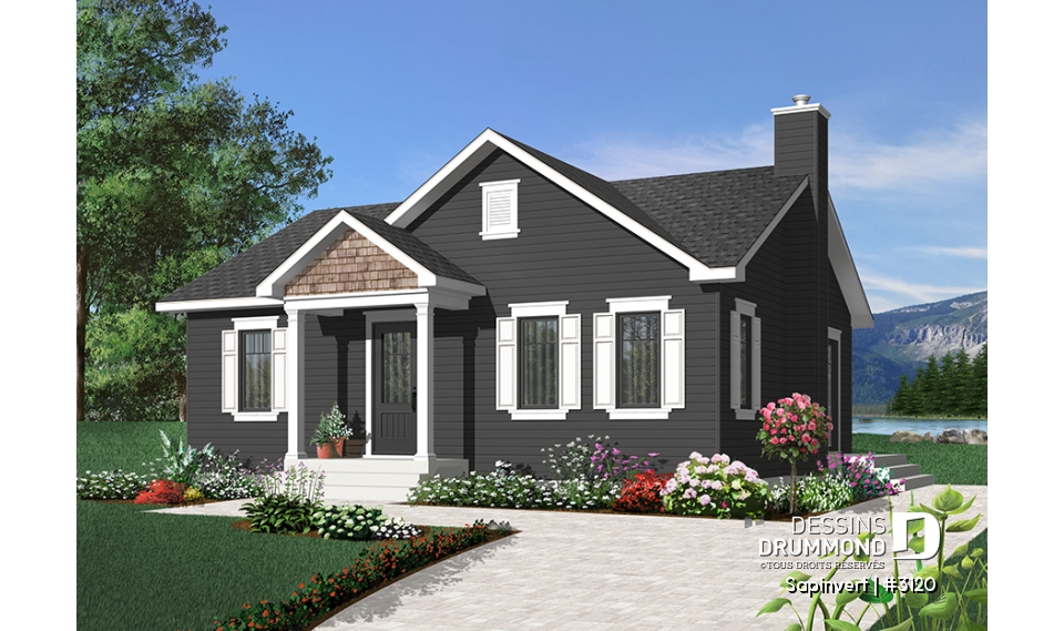 Version couleur no. 5 - Vue avant - Sapinvert