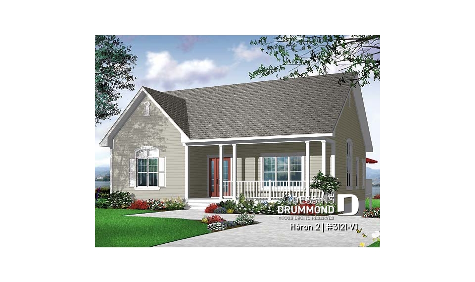 Vue avant - MODÈLE DE BASE - Héron 2